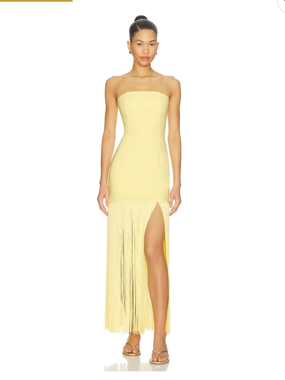 More to Come Marissa Fringe in Yellow